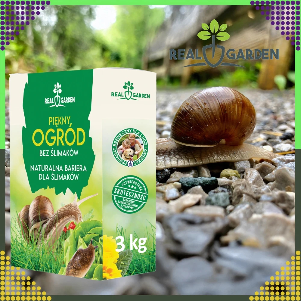Środek Sraigių atbaidymo priemonė nuo sraigių 3kg