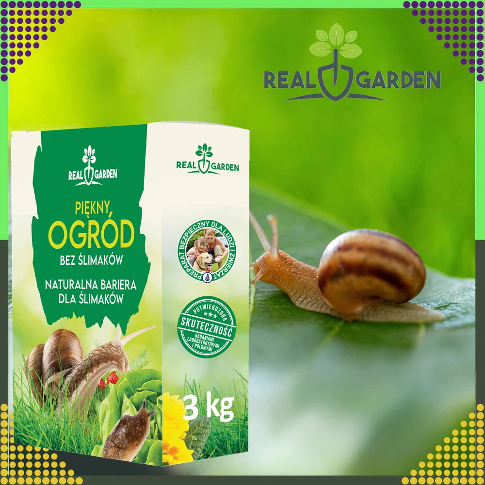 Środek Sraigių atbaidymo priemonė nuo sraigių 3kg
