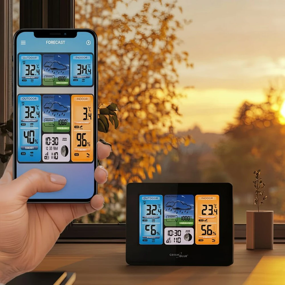 GreenBlue GB215 Meteorologinė stotelė su išoriniu jutikliu