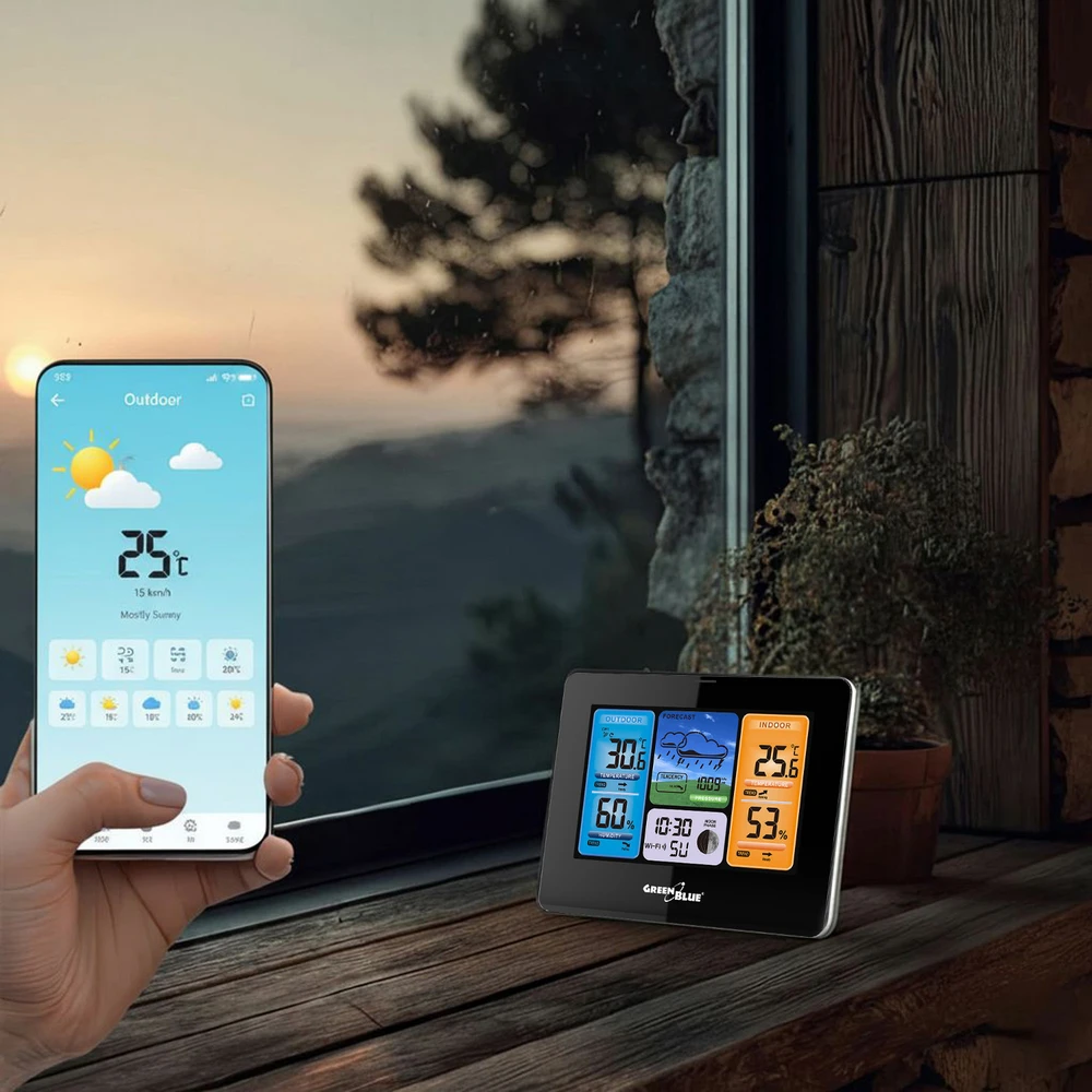GreenBlue GB215 Meteorologinė stotelė su išoriniu jutikliu