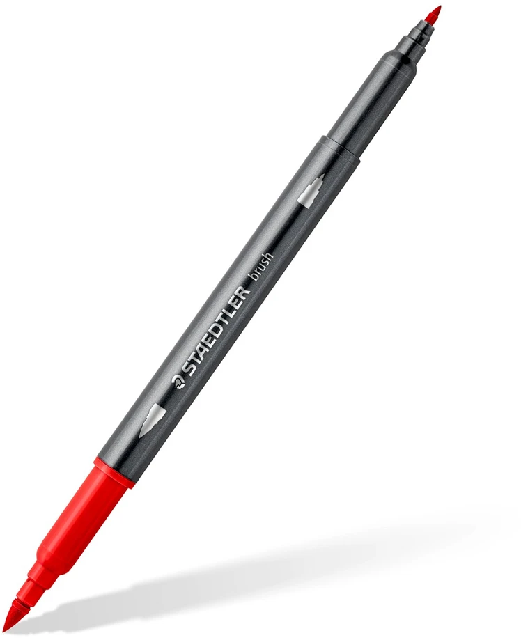 Flomasteriai STAEDTLER, dvipusiai, 18 vnt.