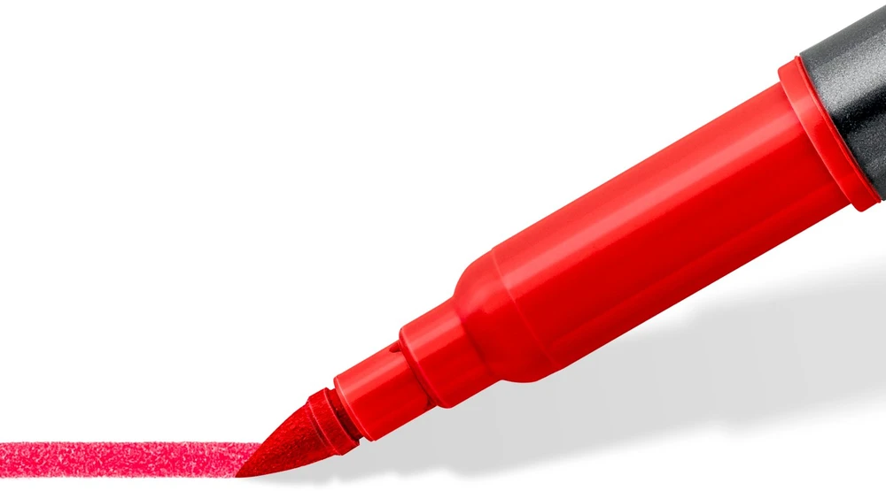 Flomasteriai STAEDTLER, dvipusiai, 18 vnt.