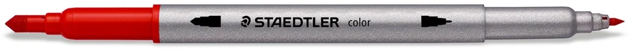 Staedtler - Dvigubo antgalio žymekliai, 6 įvairių (3200 C6F)