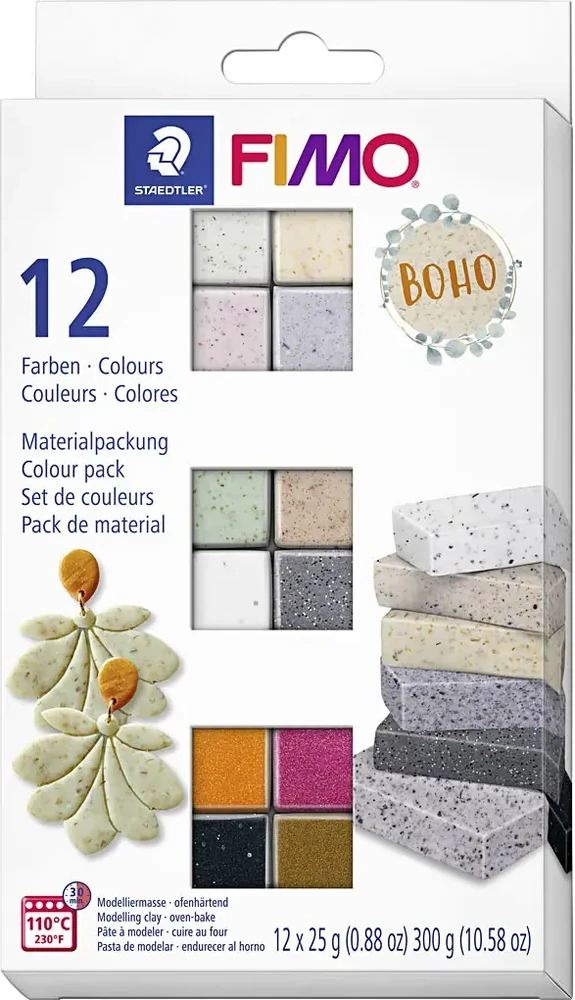 Staedtler FIMO efekto rinkinys Boho spalvos (8013 C12-5)