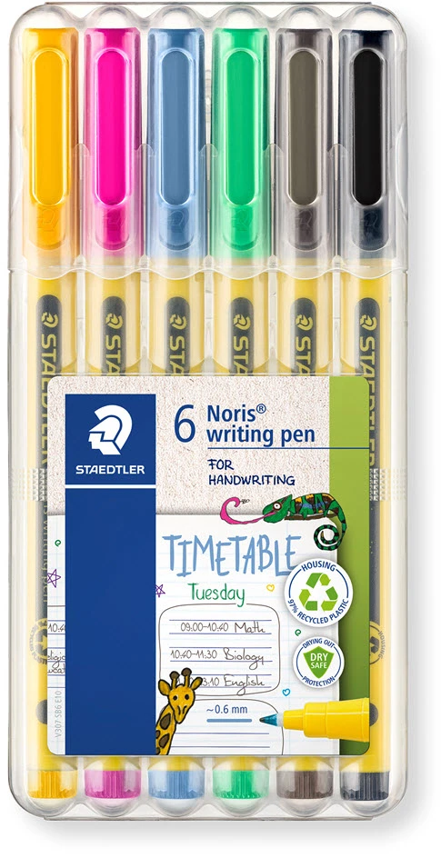 Staedtler - Fineliner 0,6 mm - 6 vnt. (307 SB6)