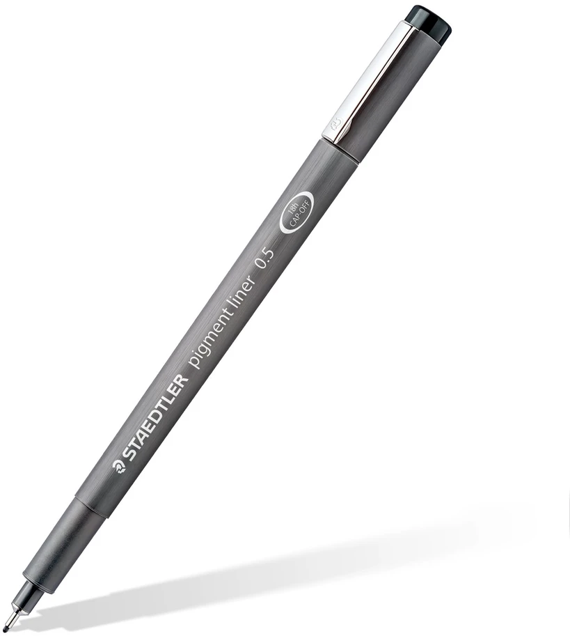 Staedtler - pigmentinių kontūrinių pieštukų rinkinys 4+2 (308SB6P)