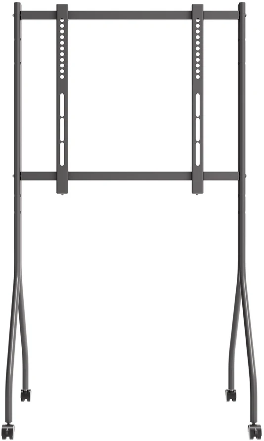 Stand „Maclean“ televizoriaus stovas/vežimėlis, ant ratukų, 37–80", maks. apkrova 50 kg, maks. VESA 600x400, juodas, MC-180 B