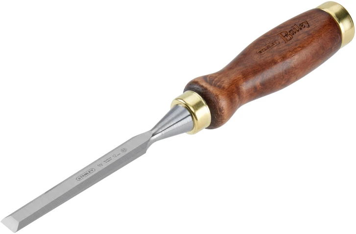 Stanley Plokščias kaltas 12mm su medine rankena [k]
