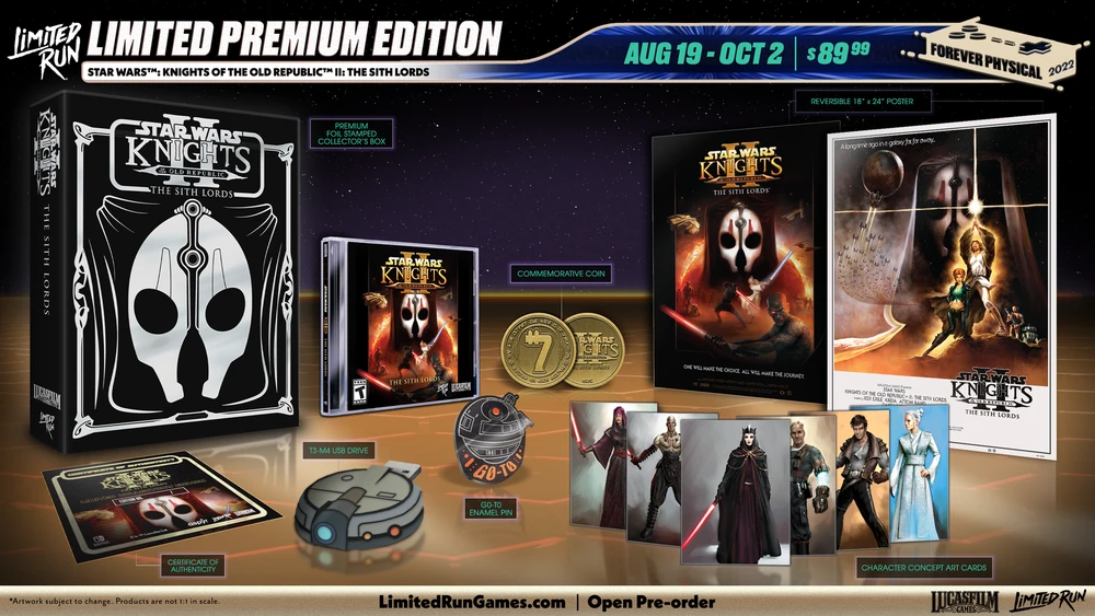 Star Wars Knights of the Old Republic II: The Sith Lords (Limited Run) (Import)
