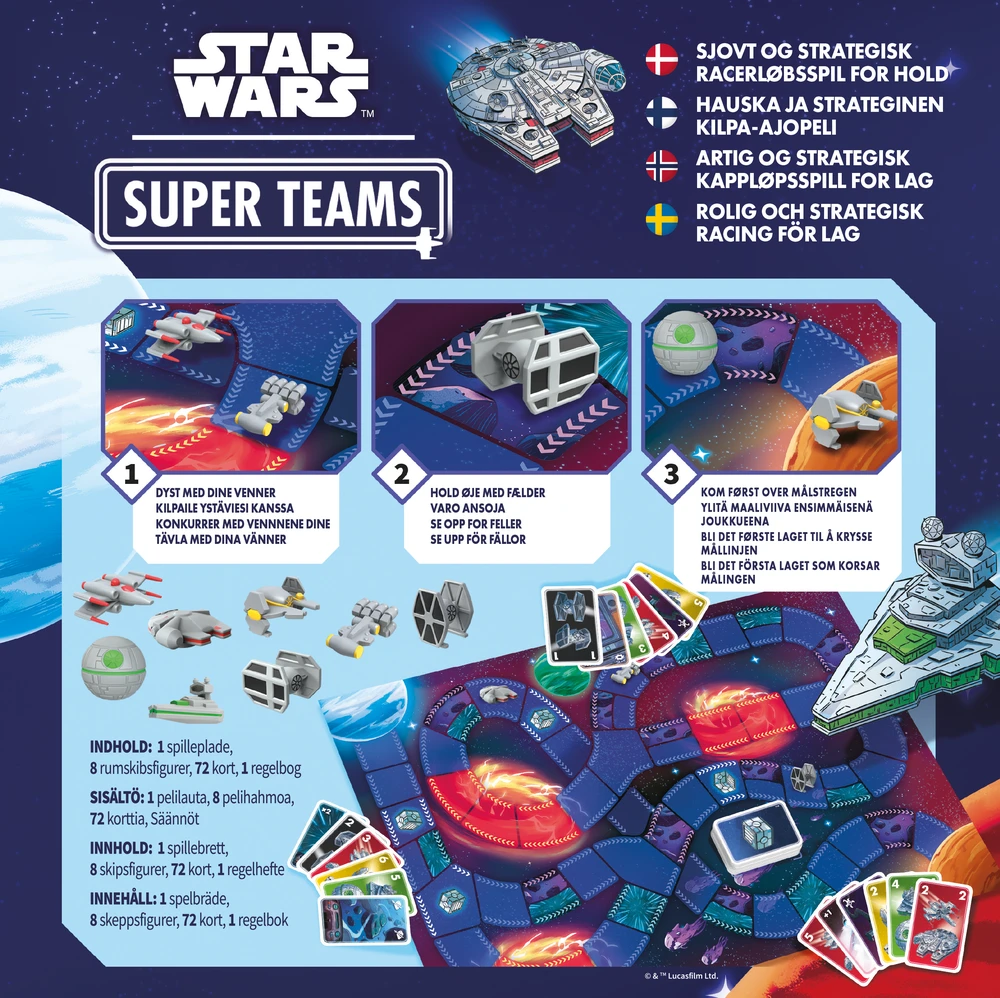 Star Wars „Žvaigždžių karų“ superkomandos (Šiaurės šalys) (ZYGSWST0101ML3)