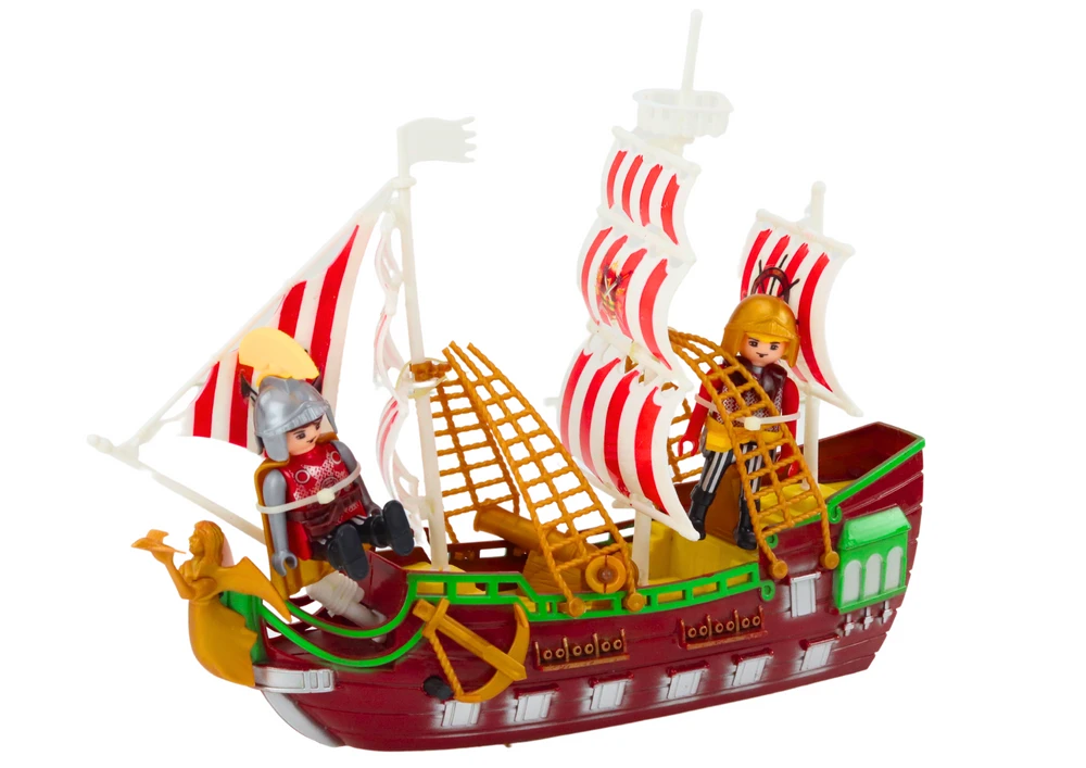 Lean Toys Romėnų laivas su šviesomis ir garsais