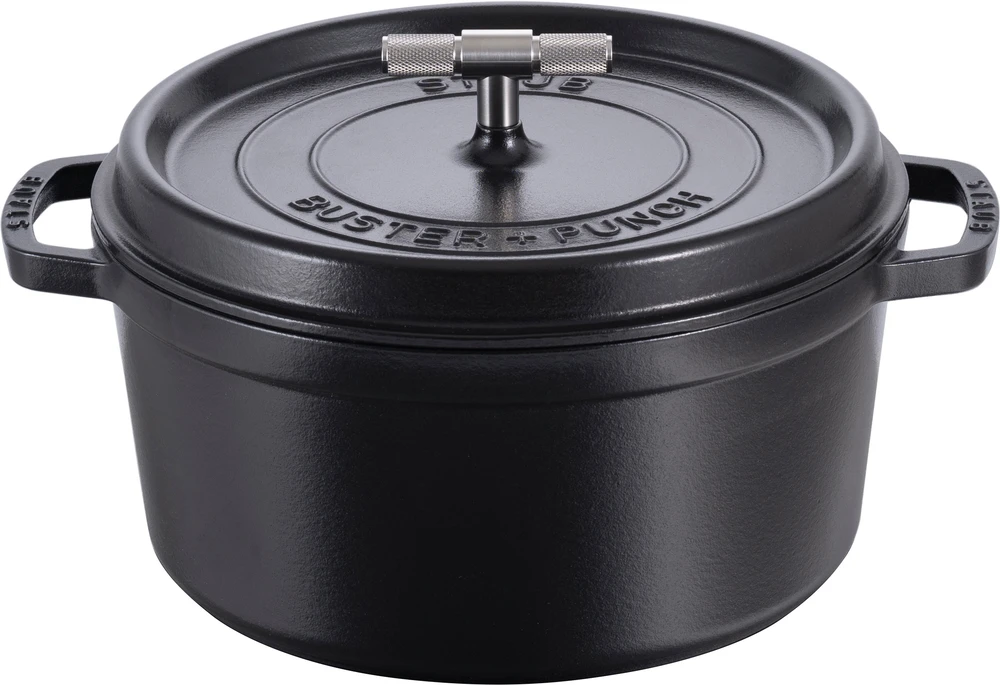 Staub - Buster + Punch Cocotte - Juoda - 28 cm