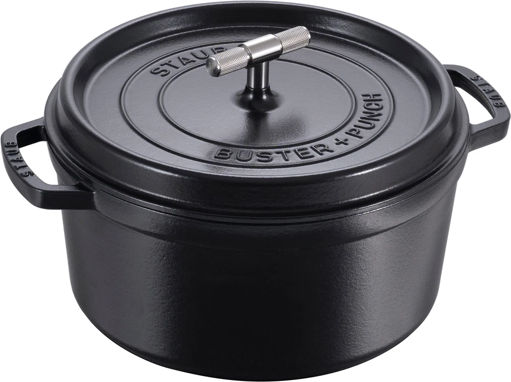 Staub - Buster + Punch Cocotte - Juoda - 28 cm