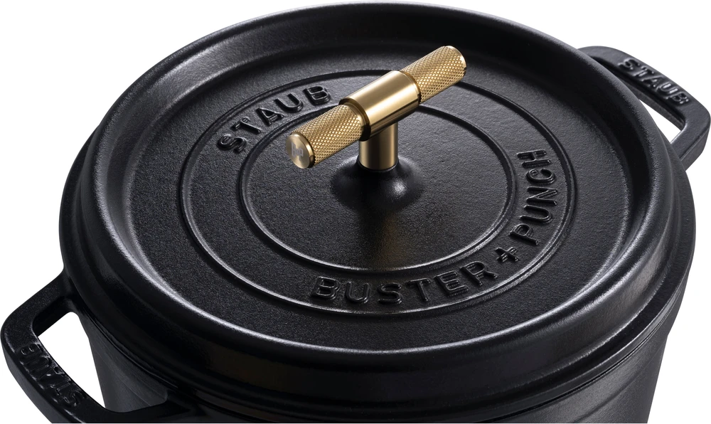 Staub - Buster + Punch Cocotte - Juoda - 24 cm