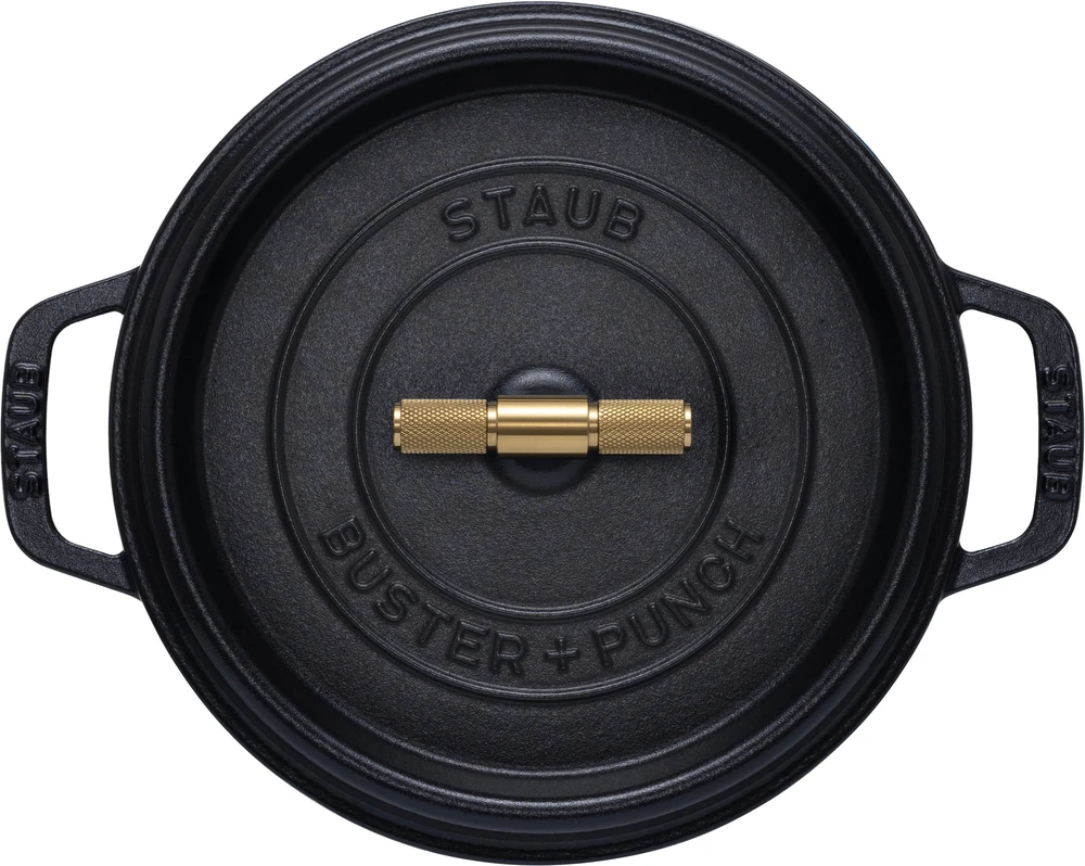 Staub - Buster + Punch Cocotte - Juoda - 24 cm