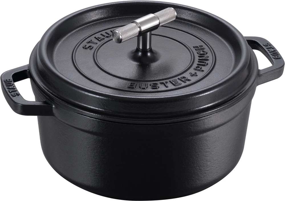 Staub - Buster + Punch Cocotte - Juoda - 24 cm