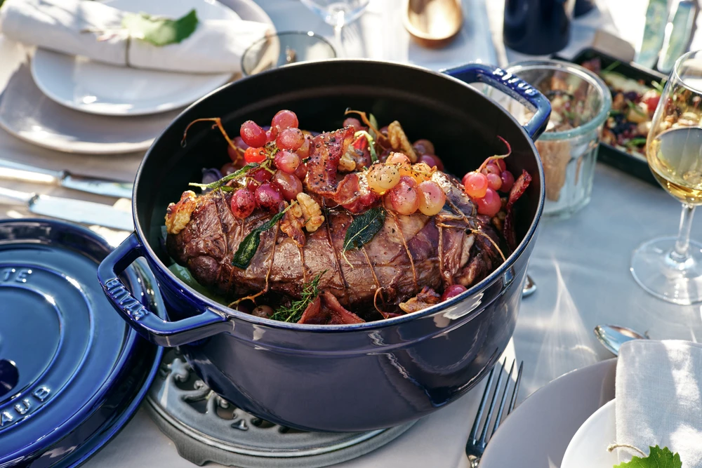 Staub - Cocotte - tamsiai mėlyna - 30 cm