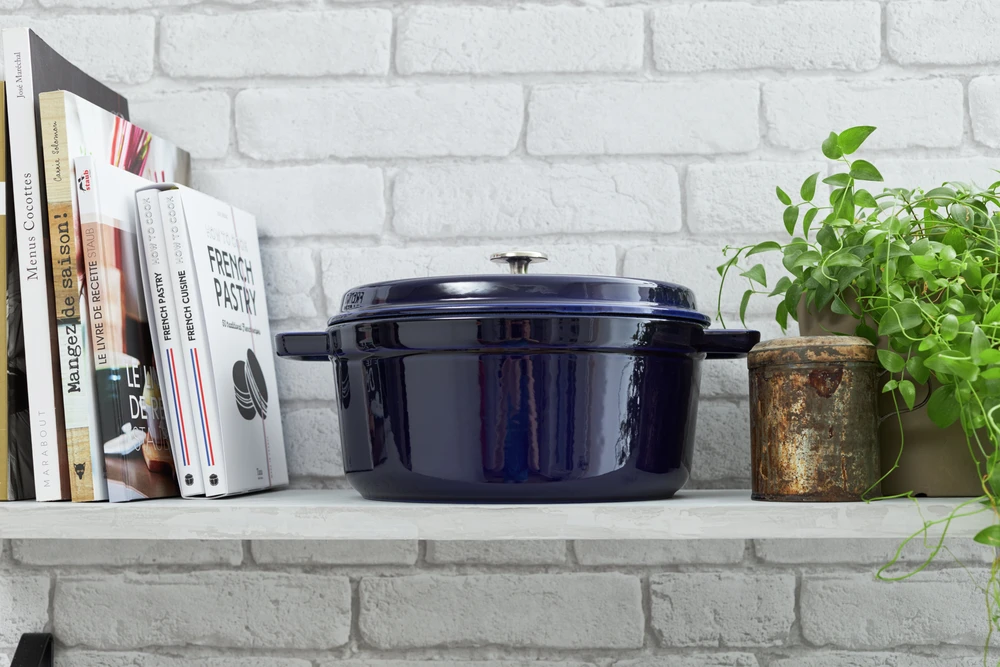 Staub - Cocotte - tamsiai mėlyna - 30 cm