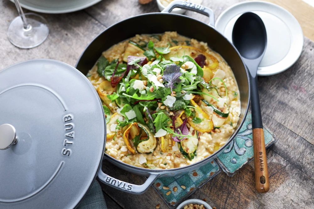 Staub - Daugiafunkcinė keptuvė kepimui - grafito pilkumo - 24 cm
