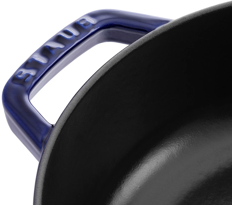 Staub - Universali keptuvė su Chistera dangčiu - tamsiai mėlyna - 24 cm