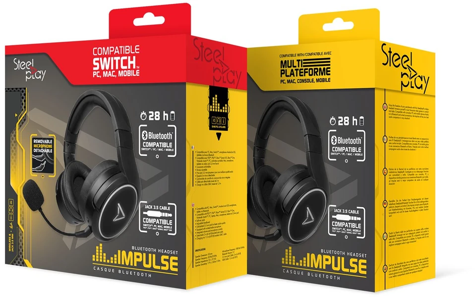 Pixminds LEXIP X STEELPLAY BLUETOOTH Ausinės - IMPULSE MULTI