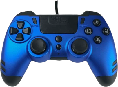 „Pixminds LEXIP X STEELPLAY Slim Pack“ laidinis valdiklis, Sapphire Mėlyna, daugiaspalvis