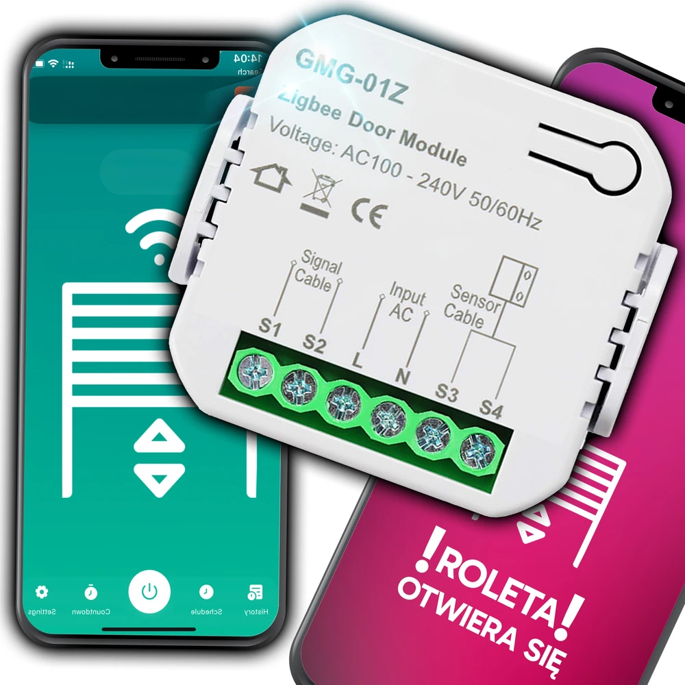 Retoo Sterownik Valdiklio signalo relė, skirta „wifi tuya“ roletų išmaniesiems moduliams