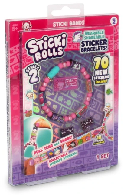 STICKI ROLLS Apyrankė su lipdukais
