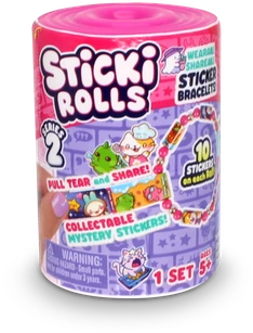 STICKI ROLLS Apyrankė su lipdukais