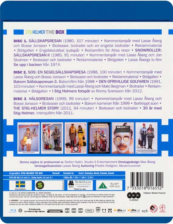 Stig-Helmer: Dėžė (6 filmai) (Blu-ray)