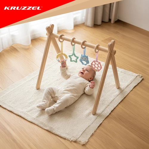 Kruzzel wooden educational stand for children