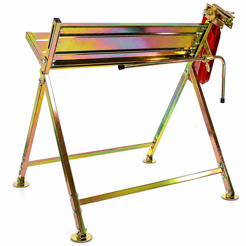 Stojak Metalinis pjūklo laikiklis medienos pjovimui su pjūklo laikikliu 88x86x71cm