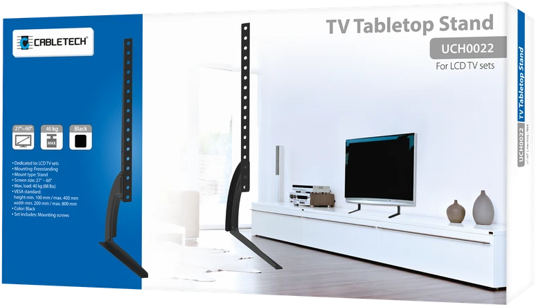 Cabletech Stovas - universalios kojelės televizoriui 27"-60"