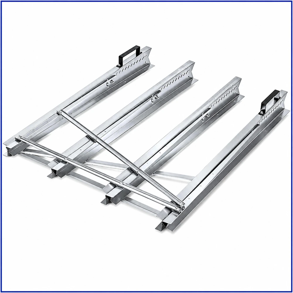 Stojak Sulankstomas metalinis stovas medžio pjovimui 83x83x78cm