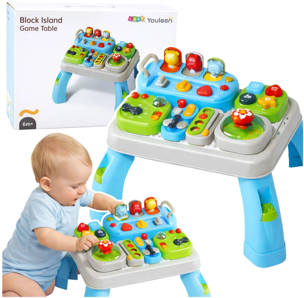 Lean Toys Interaktyvus žaidimų stalas spalvotas