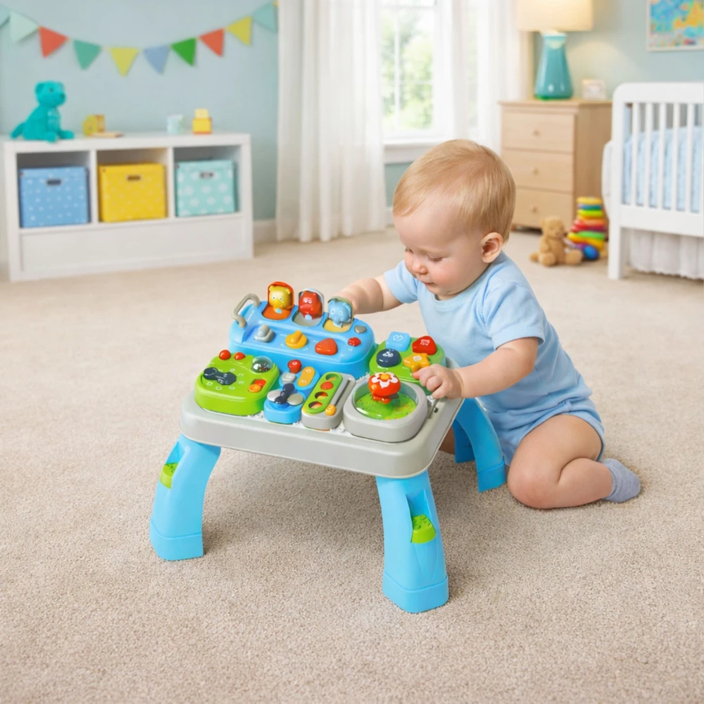 Lean Toys Interaktyvus žaidimų stalas spalvotas