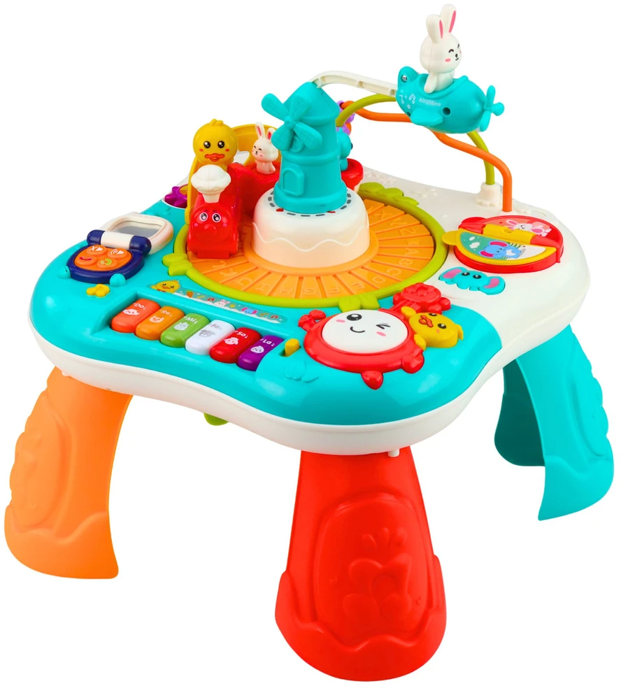 Lean Toys Lavinamasis stalas turkio spalvos