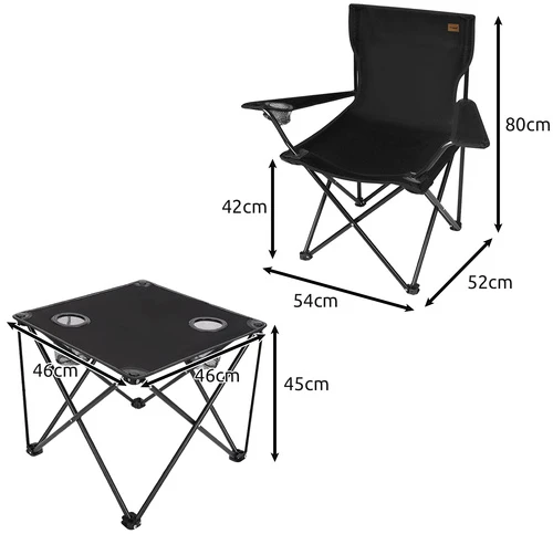 Trizand Žvejybos stalas + dvi kėdės 25468