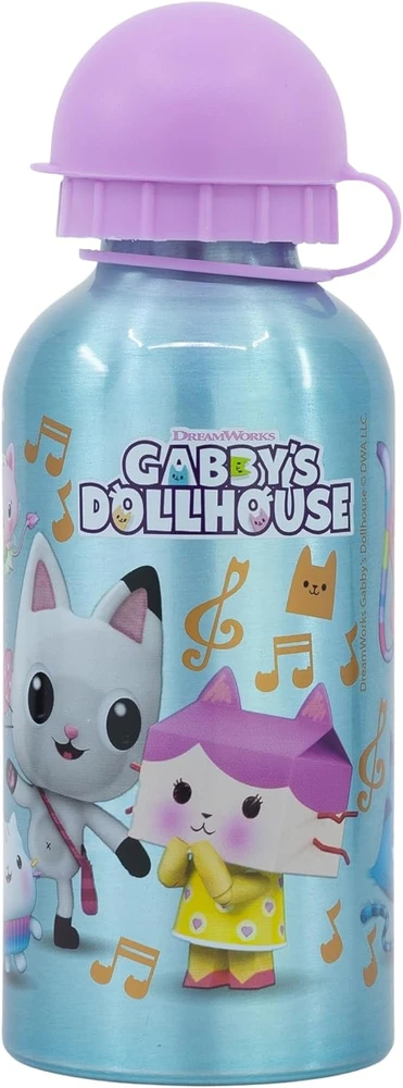 Stor „Gabby“ lėlių namelio aliuminio butelis 400 ml