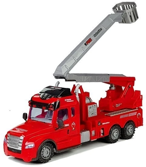 Straż Rc gaisrinės automobilis Lean Toys