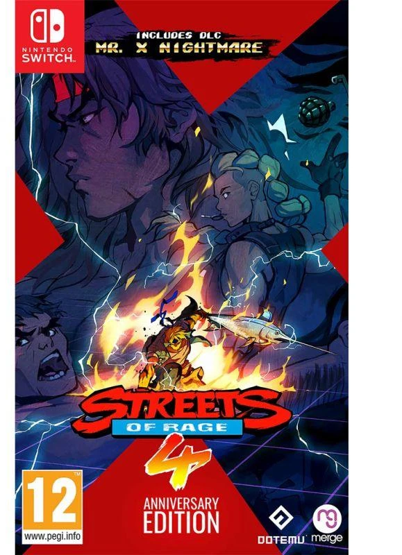 „Streets of Rage 4“ jubiliejinis leidimas – „Nintendo Switch“