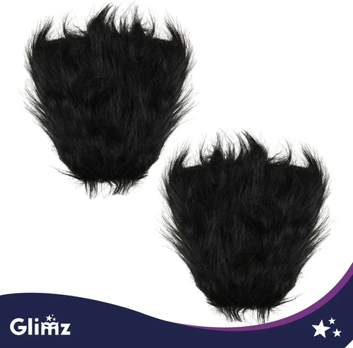 4-piece cat/fox costume, juodas, Glimz