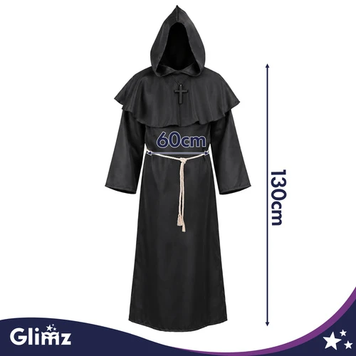 Glimz Halloween Monk Costume
