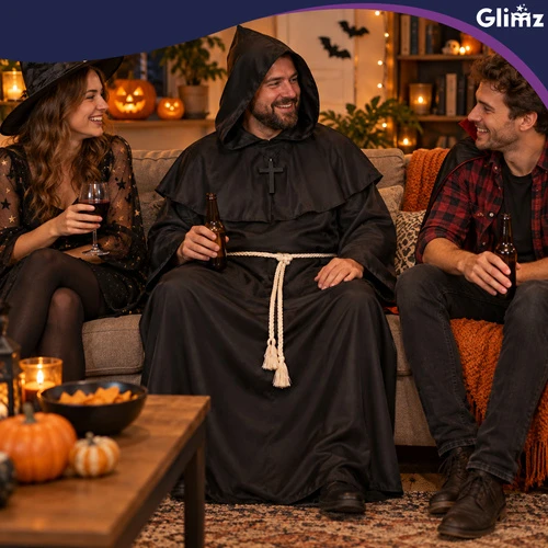 Glimz Halloween Monk Costume