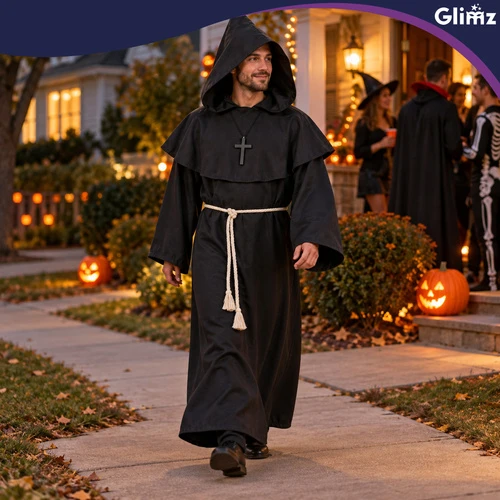 Glimz Halloween Monk Costume