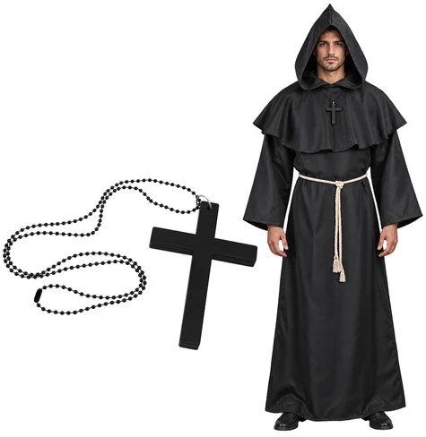 Glimz Halloween Monk Costume