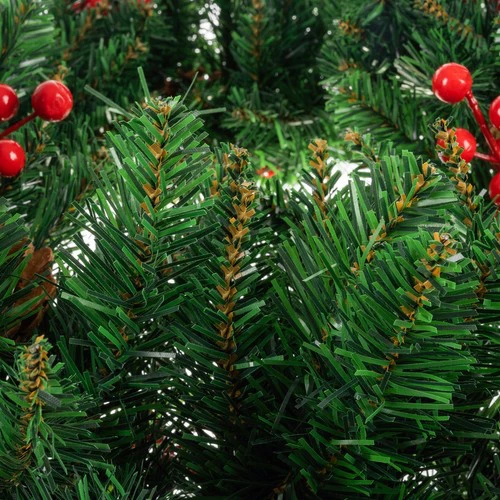 Ruhhy Kalėdinis vainikas durims Dekoratyvinis ornamentas Ornamentas 60cm Tankus XXL