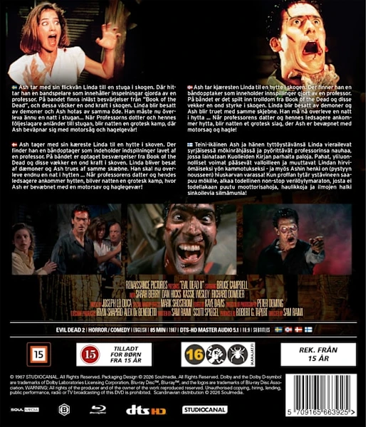 Studio Canal Blogis numirėlis 2 / Blogis numirėlis II: Mirtis nuo aušros (Blu-ray)