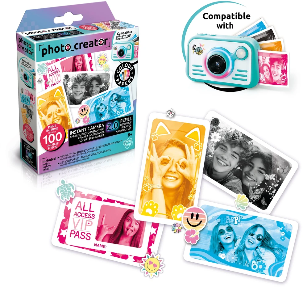 Studio Creator CREATOR - Momentinio fotoaparato 2.0 nuotraukų popieriaus papildymas (26051)