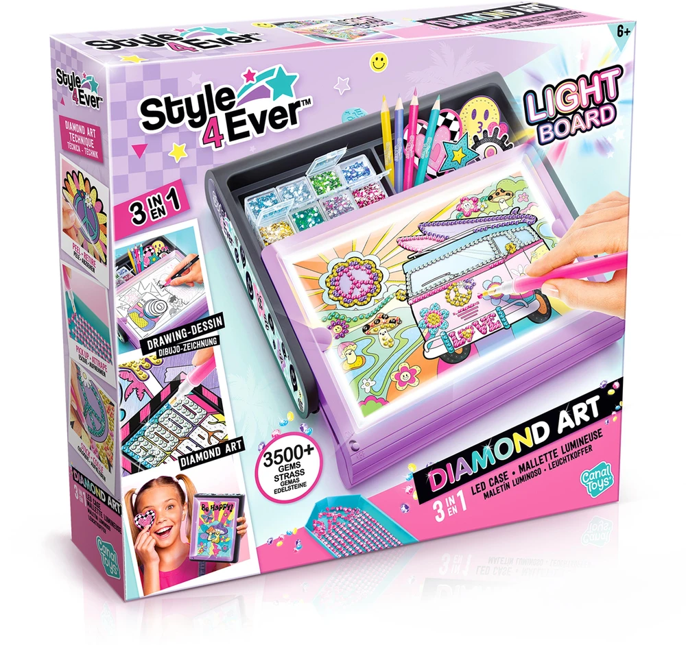 „Style 4 Ever“ – „Diamond Art“ 3in1 LED dėklas (300 vnt.)